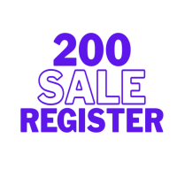 200 Sale Naroow Line Register Ring